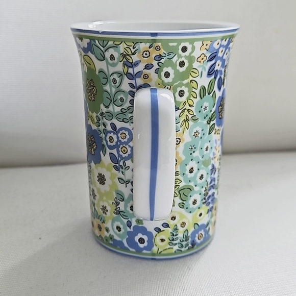 VERA BRADLEY Mug English Meadow Floral Design Retired 2011 8 Oz - Picture 3 of 7